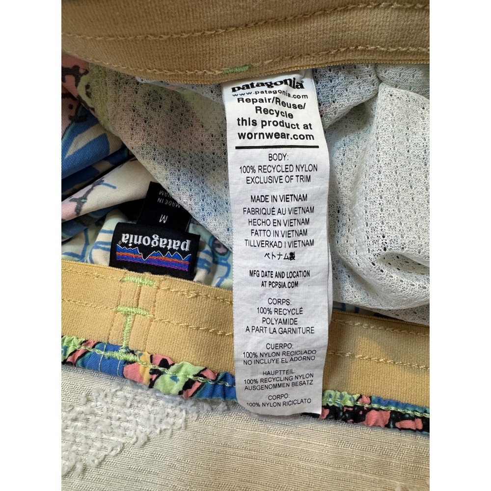 Patagonia Women's Medium Baggie Shorts Print High Hopes Geo Multicolor Outdoor - Picture 8 of 8